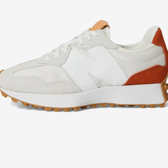 New Balance 327 Women’s 6.5 in Sea Salt/Rust Oxide - Picture 11 of 12